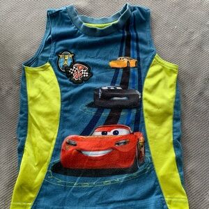 Disney Car 3 Tank Top Size 4